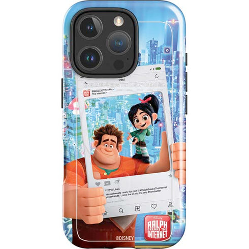 Disney Wreck-it Ralph and Vanellope Instagram Pose iPhone 16 Pro Magsafe Impact Case